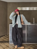 Diano raw balloon denim pants