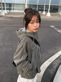 Coron Pigment Over Hood Jacket