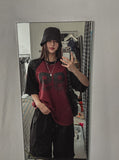 99 Raglan Oversized Knit Short Sleeve