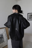 [ EEUN MADE] Biker clip leather jumper