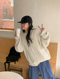 [unisex] Barum Hachi Collar Over Warmer Cardigan