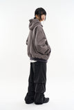 Double placket eyelet wide pants