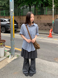 Hika Layered Skirt Pants
