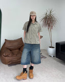 Elto Patch Carpenter Bermuda Pants