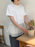 [BAONHAUS] Genbo Frill Tiered Short Sleeve Tee
