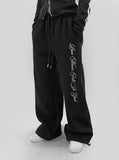 Lezen Brushed Lettering Sweatpants