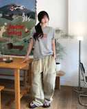 Tokyo Print Crop Short Sleeve T-shirt