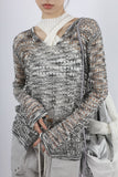 V-Slit Loose Knit