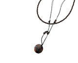 Wood beads choker