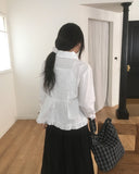 Sholti Frill Collar Blouse Shirt