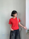 Qrim Tension Basic Round Short Sleeve Tee