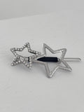 Kili cubic silver star hair pin