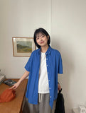 Pumo Basic Cotton Short Sleeve Shirt
