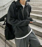 Planning Half Zip Up Knit