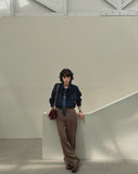 f/w depth one tuck wide slacks