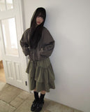 [MADE] Lunin Frill String Hooded Windbreaker Jacket