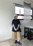 Gohins Cotton Banding Bermuda Pants