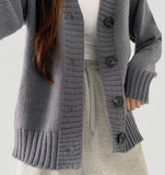 Soft Loose Avant Fit Sibori Long Sleeve Cardigan