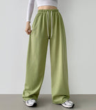 Color Banding Long Wide Training Pants