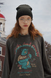 Soda Bear Raglan Pigment Sweatshirt