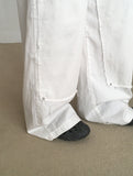 Penp Carpenter Damage Long Wide Cotton Pants
