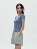W Stripe Soft T-shirt