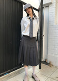 POCKET PLEATS MIDI SK