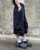 Movic Banding Pintuck Cargo Bermuda Pants