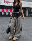 Stitch Balloon Track Nylon Pants