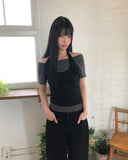 Winter Cut-out Wide Pants