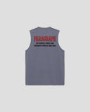 No.078 DISTORTED ARCH LOGO SLEEVELESS