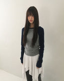 Been Color Matching Brushed Raglan T-shirt