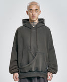Curve Pocket Washed Hoodie