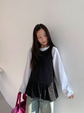 [BAONHAUS] Remine Frill Layered Sleeveless