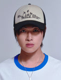 END OF Color Block Ball Cap