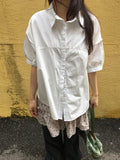 Satchi Short Sleeve Puff Sleeve Blouse