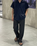 Chettis Two-Tuck Wide Spandex Slacks