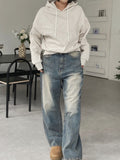 Vintage Washing Wide Denim