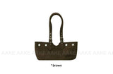 EYELET BELTED STRAP BAG