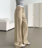 Loose Wide Span Banding Cotton Pants
