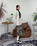 Luffy Camo Patch Mesh Knit