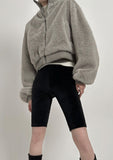 Crop mink jumper