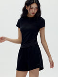 W 3-part Sweat Piping Shorts
