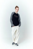 Bare Chain Stripe Raglan Long Sleeve