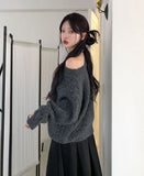 Courtner Two-Way Cable Boat Neck Knit