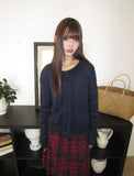 Omic Side Frill Knit Cardigan