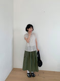 Papolo Nylon Cargo Bermuda Pants