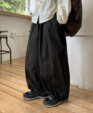 [BAONHAUS] Kenas Cotton Banding Balloon Wide Pants