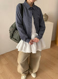 Rammi Check Crop Shirt