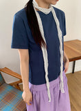 [BAONHAUS] Kinnei Cooling Semi-Crop Short Sleeve Tee